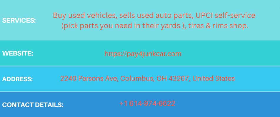 Best Junkyards That Pay Cash For Junk Cars In Columbus